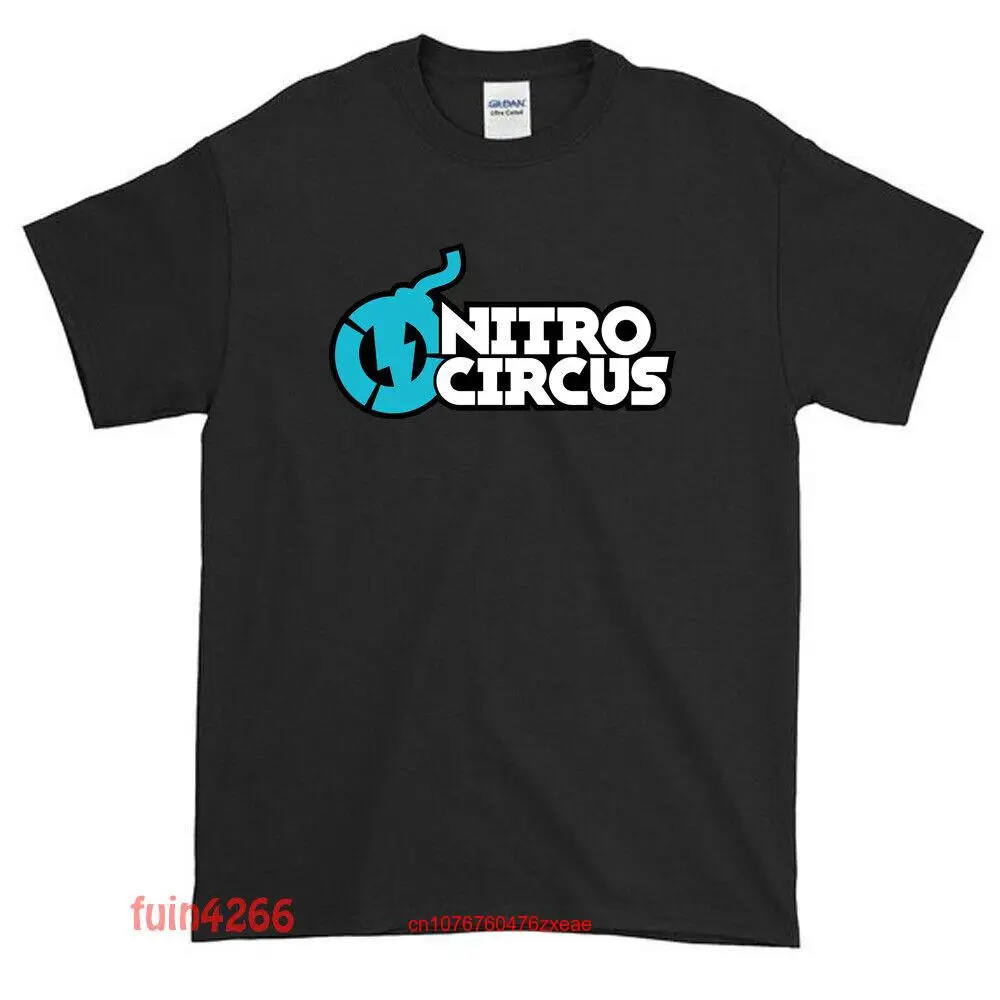 Camiseta de manga larga o corta con Logo de Nitro Circus BMX, talla de EE. UU. S XXL, nueva