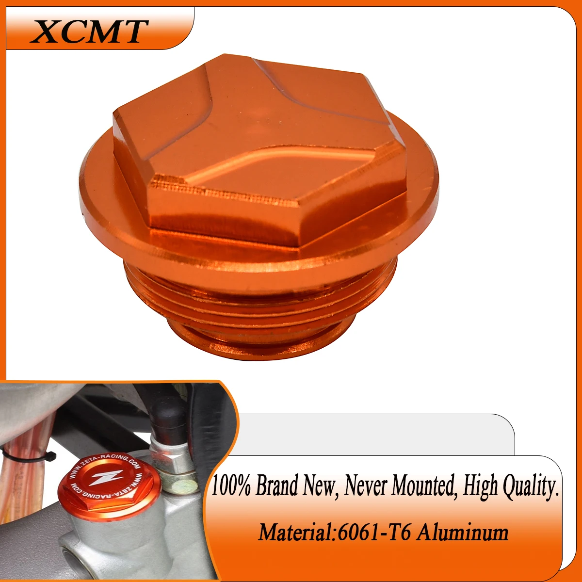 Motorcycle CNC Rear Brake Reservoir Cap For KTM XCW XCF-W EXC EXC-F SX SXF XC XCF 6Days TPI 150 200 250 300 350 400 450 500 530