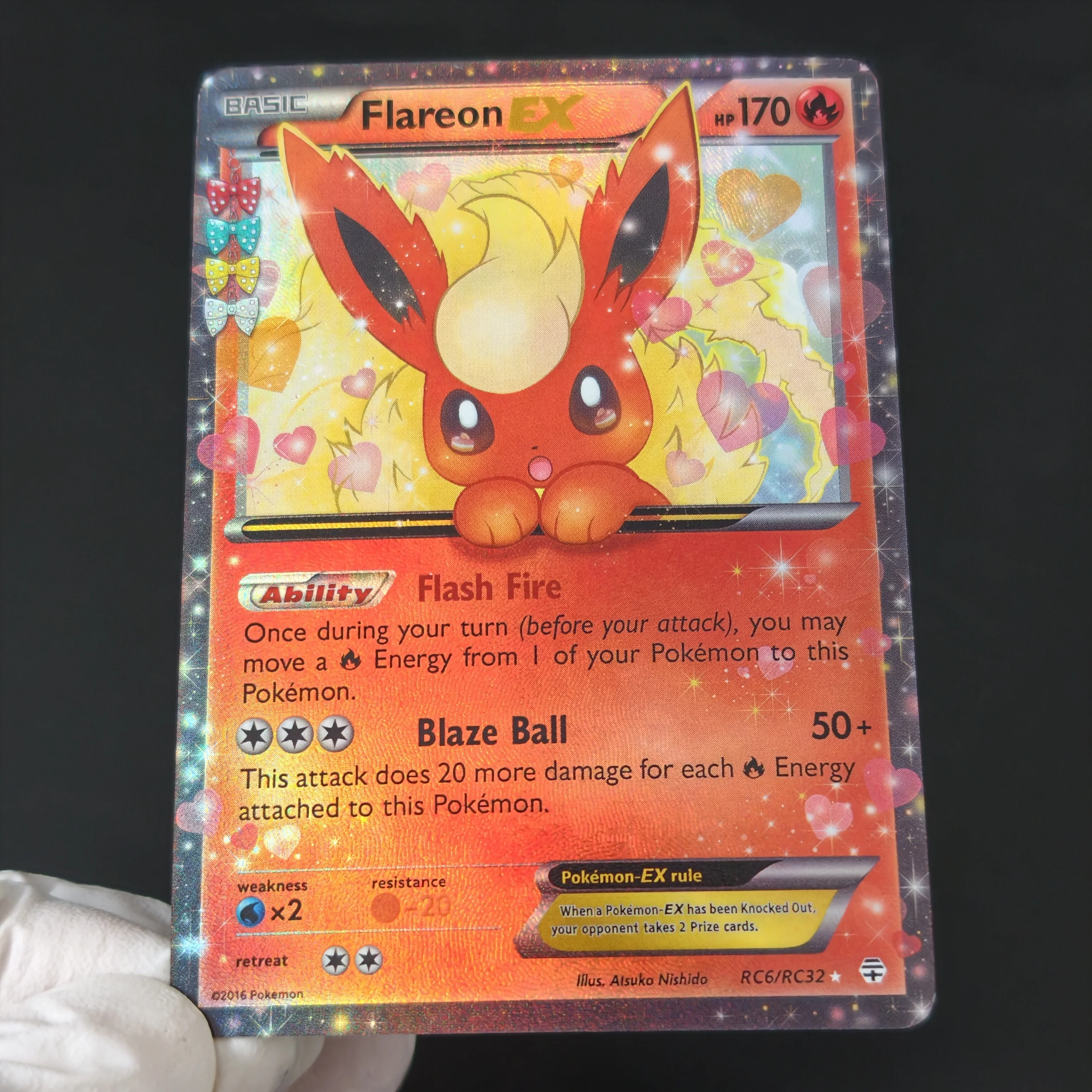 English/DIY PTCG Card Pokemon Eeveelution VMAX & EX Full Art Holo Card Umbreon Sylveon Flareon Classic Game Anime Cards Gift Toy view 5