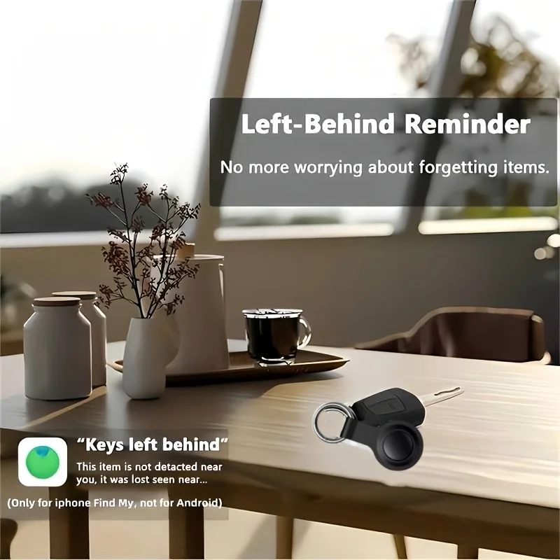 El rastreador inteligente con etiqueta de aire GPS funciona con Apple Find My Dispositivo antipérdida adecuado para la billetera del coche para mascotas con llaves