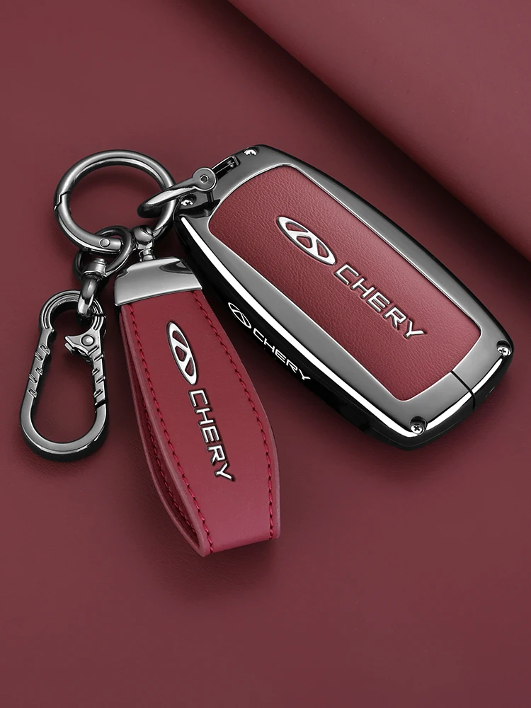 Autoschlüsselhülle für Chery Tiggo 7 8 Pro Max Schlüsselanhänger-Schutz aus Zinklegierung Tiggo 4 Pro 5X Stoßfest Arrizo 5 8 9 Autozubehör – Detail 6