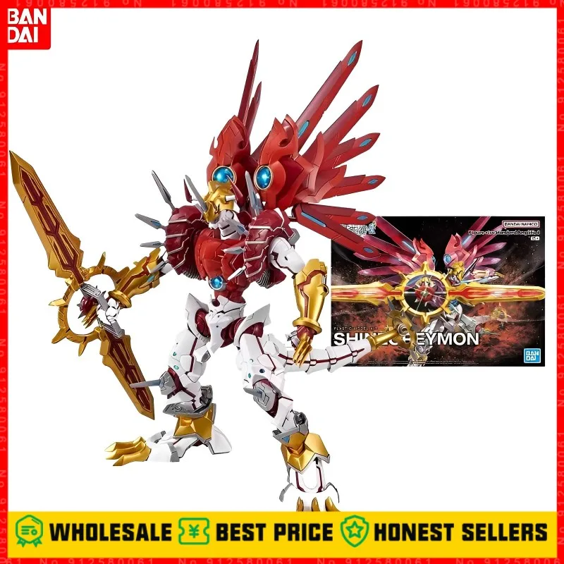 

Bandai Original Digimon Adventure Anime Figure Figure-rise Frs Shine Greymon Action Figure Toys For Adult Gift Anime Model Toys