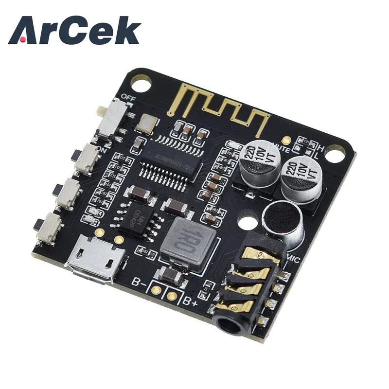 Mini Bluetooth 5.0 MP3 Decoder Board Audio Receiver MP3 Lossless Player Wireless Stereo Music Amplifier Module