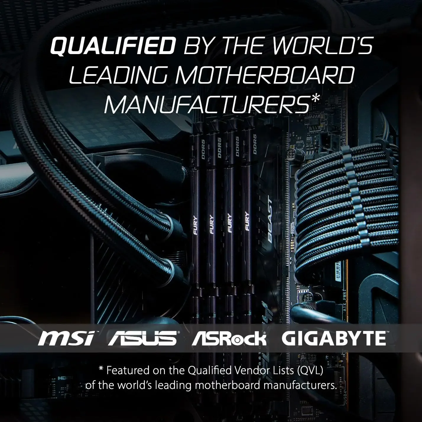 Kingston Fury Beast DDR5 16GB/32GB 6000MHz RAM