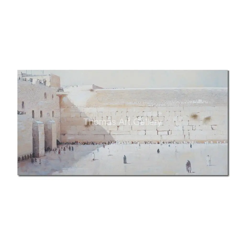 Judaica Contemporary Art Printed On Canvas Abstract Kotel Painting HD Posters Prints Picture Jerusalem Artwork Living Room Decor