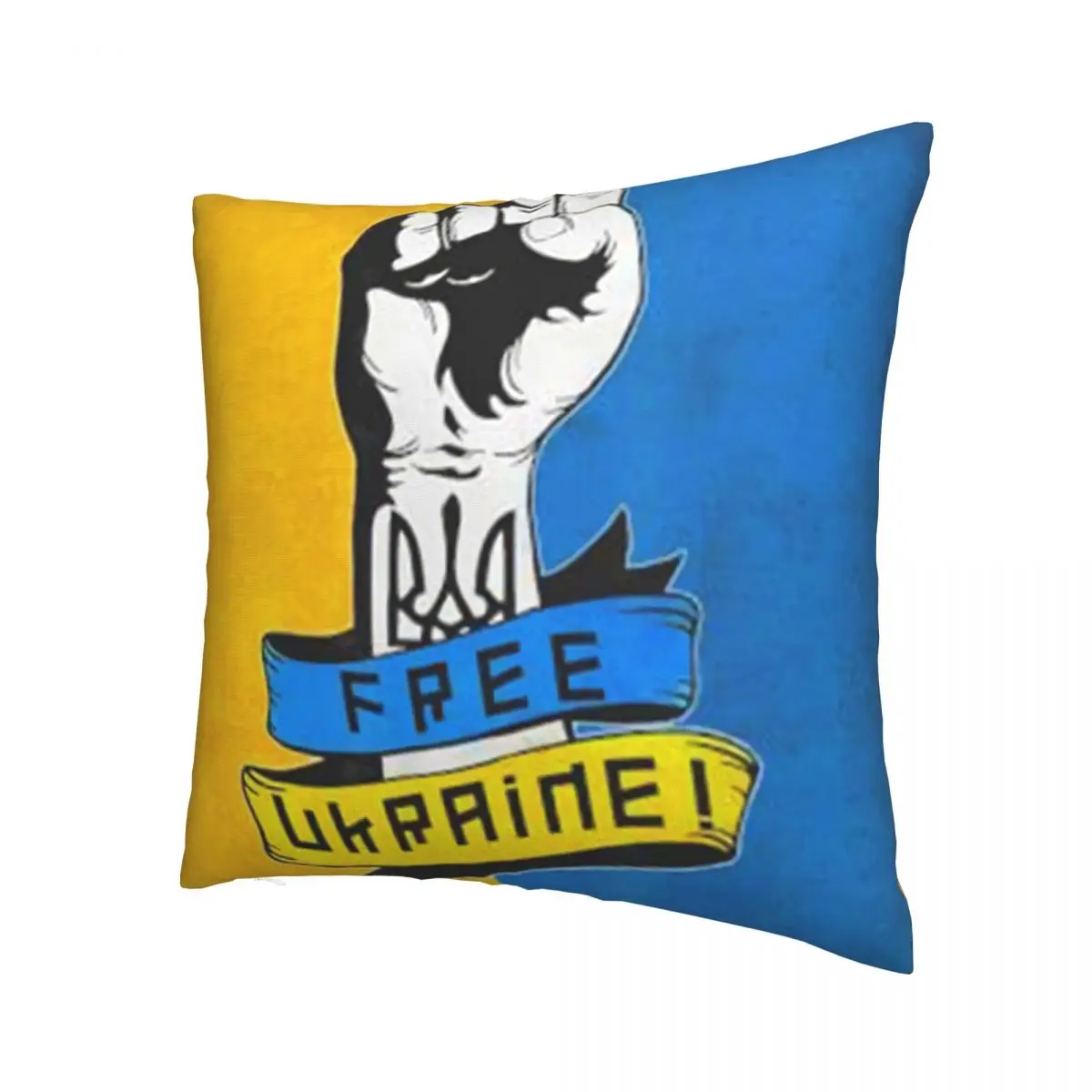 Free Ukraine Throw Pillow Case Backpack Hugpillow Case DIY Printed Breathable For Sofa Decor