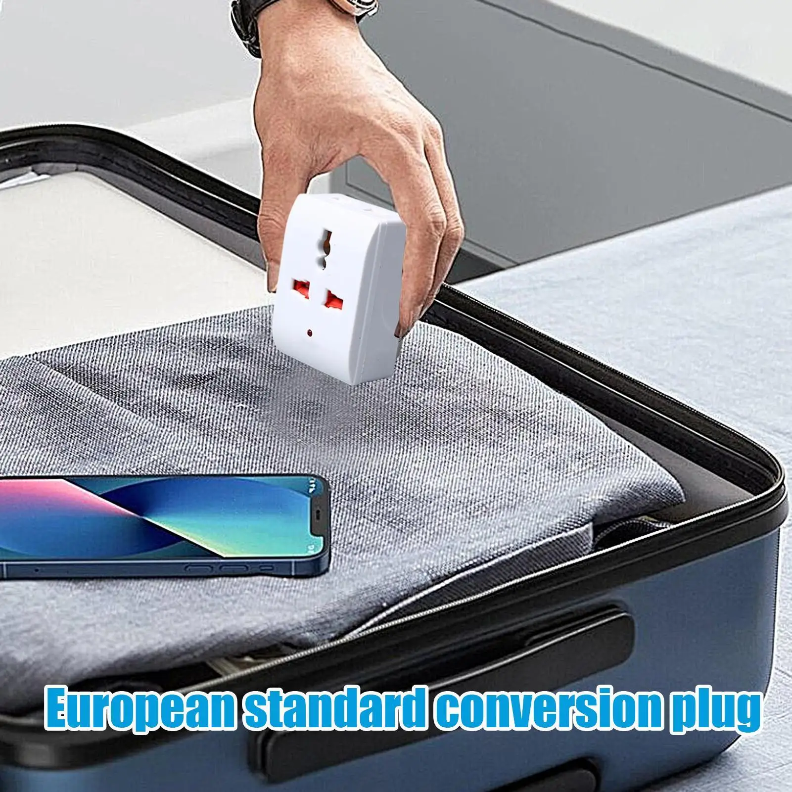 

US To Europe Plug Adapter International Socket Adapter Portable USB C Outlet Converter For Backpacking Students Studying Abroad