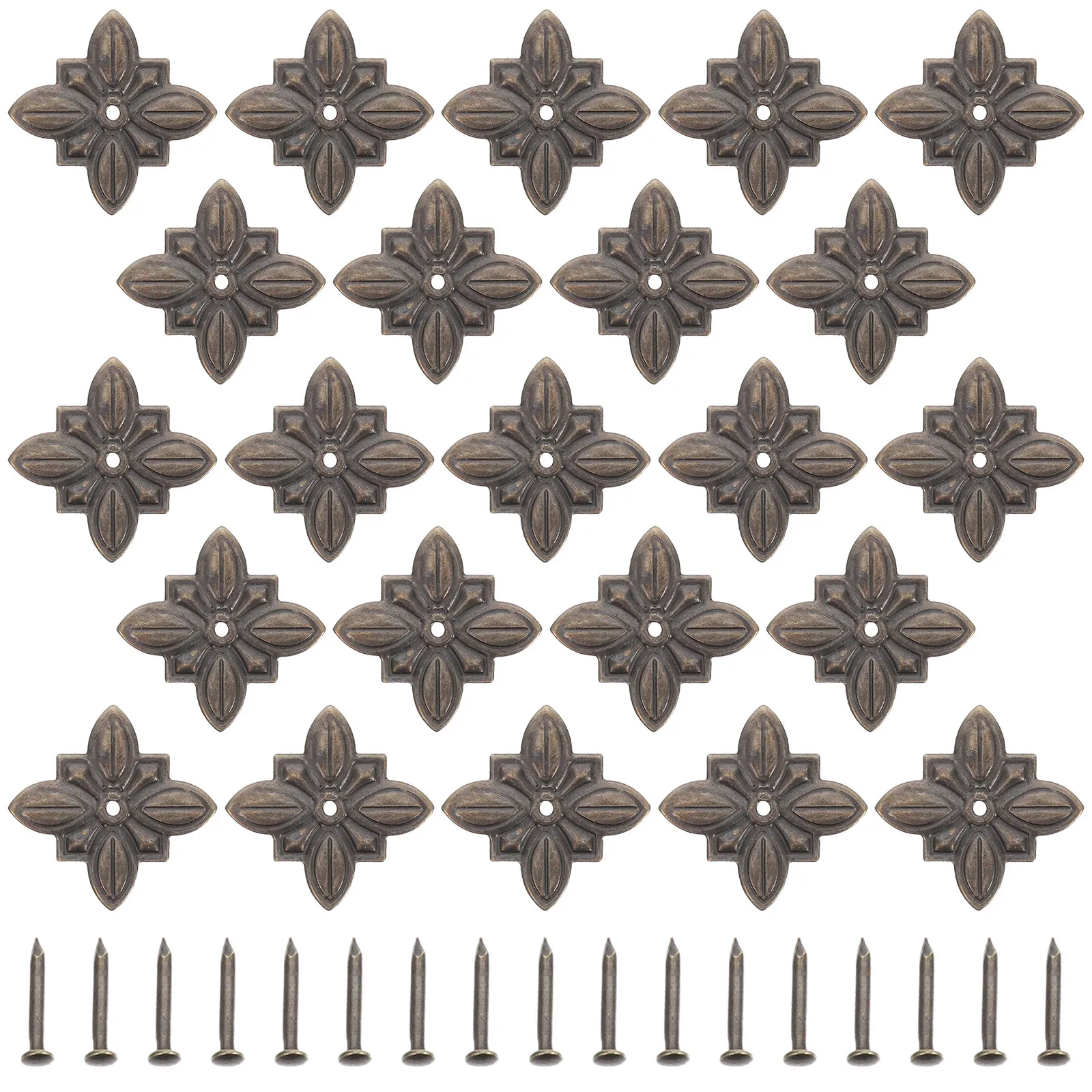Lot de 50 rondelles décorative - Furniture Hardware With Backplate avis et prix