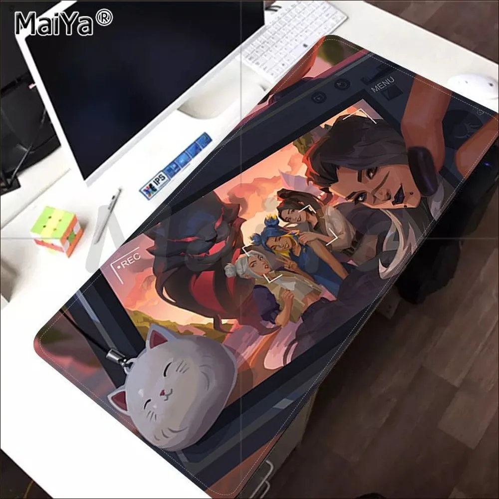 Hot Valorant เกม Mousepad สวยงามทนทานยางแผ่นรองเม้าส์ Pad ขนาดสําหรับ CSGO เกม Desktop PC คอมพิวเตอร์แล็ปท็อป