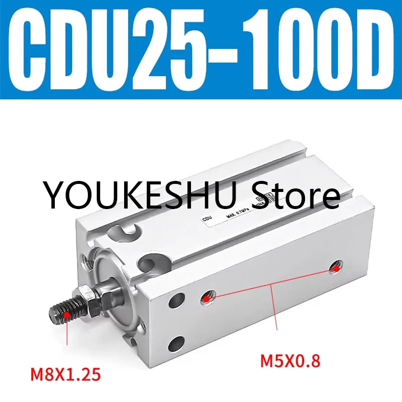 新品オリジナルフリーマウントミニ空気圧シリンダ-cdu25-100d
