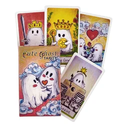 Cute Ghost Tarot Cards Funny Board Game Tarot Deck Adults Guidance Party Playing Oracle