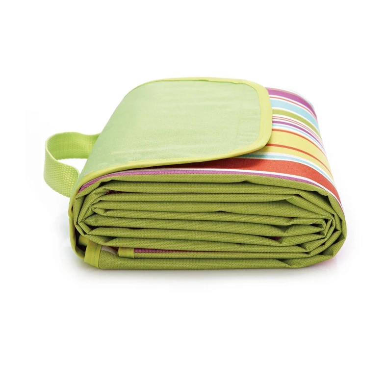 

Extra Large Outdoor Picnic Blanket Machine Washable Camping Mat for Beach Foldable Picnic Rug With Adjustable Shoulder Strap