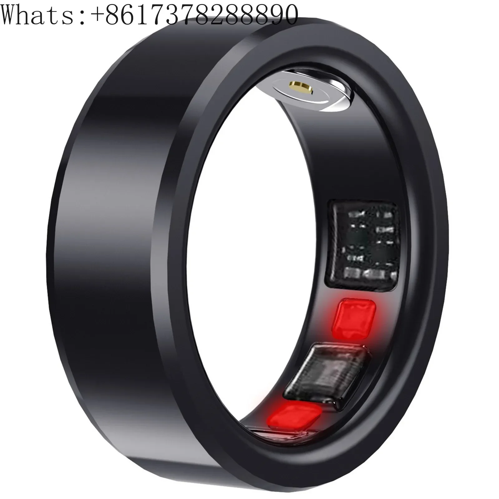 Metal Waterproof Smart ring Sport Tracker Health Care Monitoring Bluetooth Ring Bracelet Calorie Sleep Fitness Intelligent Rings