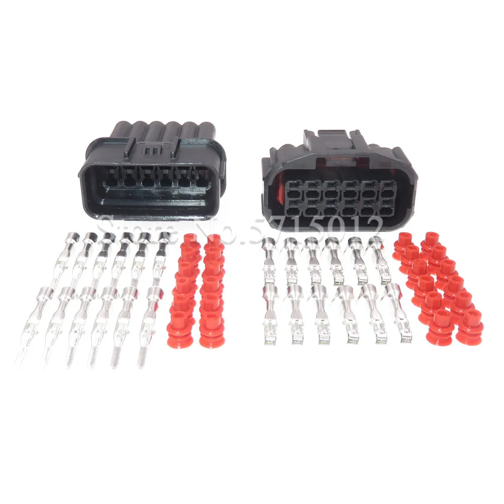 

12 Hole Electrical Automotive LED Light Socket 6181-6784 6189-7410 Auto Waterproof Connector For Honda