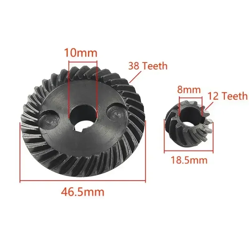 Imagem -06 - Conjunto de Engrenagens Cônicas em Espiral de Metal para Moedor de Ângulo 9523 Máquina de Polimento Peças de Reparo Acessórios de Ferramenta Elétrica Peça