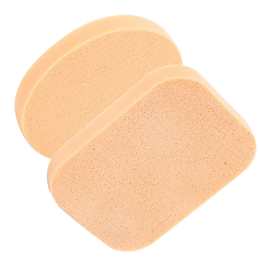 

2 Pcs Travel Makeup Sponge Face Powder Puff Safe to Use Make-up Charming Material