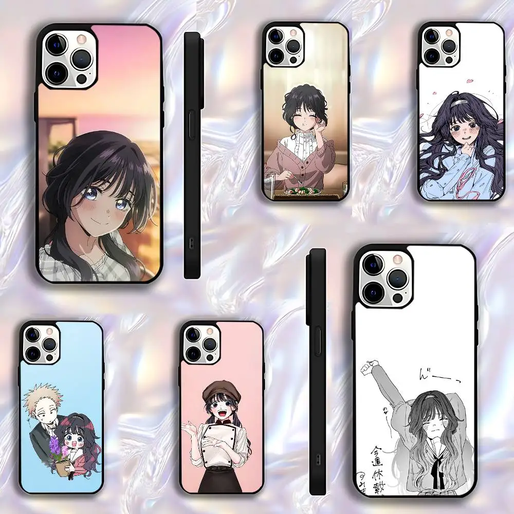 

Kaoruko Waguri Phone Case For iPhone 17,16,15,14,13,12,11,Pro,Max,Plus,E,Air,Mini Protective Black Cover