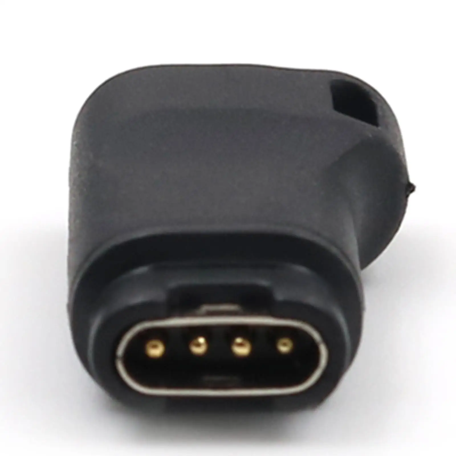 Travel Friendly Micro USB to Type C Converter Adapter for Garmin Fenix 5 5x 5s 6 6X 6S Pro Black
