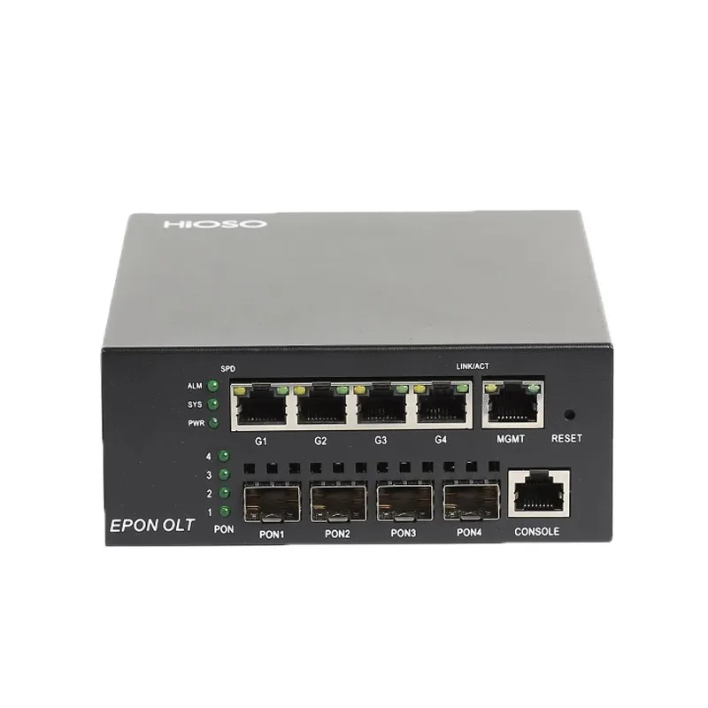 HA7004S Without PON Modules 4PON EPON OLT MINI 4port  N a  Ftth Olt Bandwidth