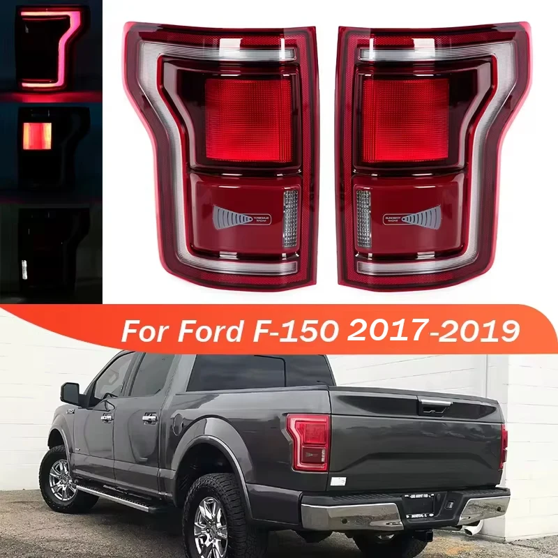 

LED Tail Light With Blind Spot Signal Lamp For Ford F-150 2015-2019 Taillamp Assembly HL3Z13405D HL3Z13404D Car Accessories
