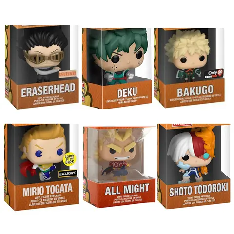 Japanease Anime My Hero Academia Shoto Todoroki Model Toy All Might Deku Bakugo Figure