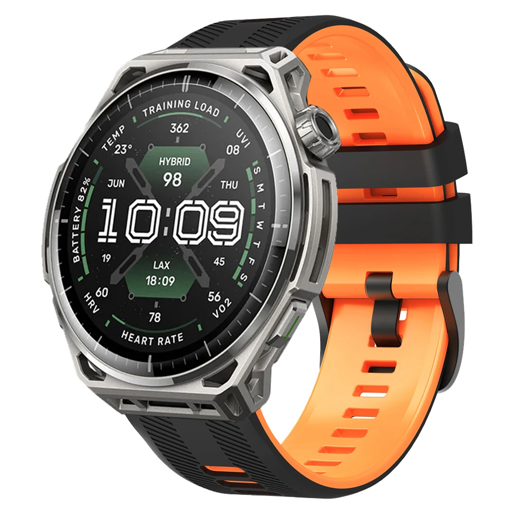 Silicone Strap For AMAZFIT BALANCE 3 2/GTR 4 3 2 2e/BIP Max/Active Max 48mm Sport Replacement 22mm Watchband For HUAWEI GT 6 Pro