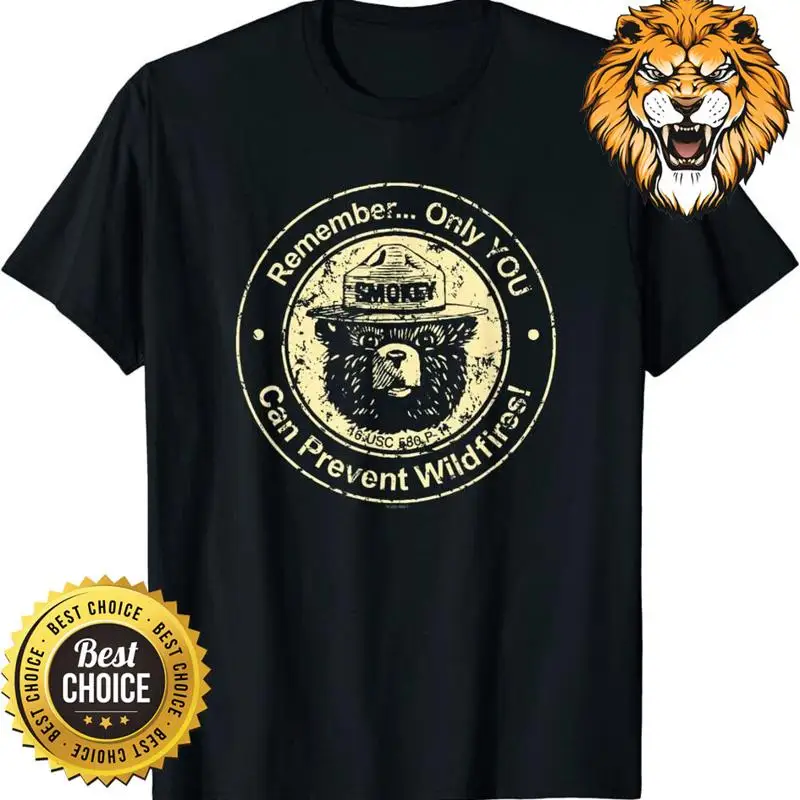 

Smokey Bear Only You Can Prevent Wildfires T Shirt
