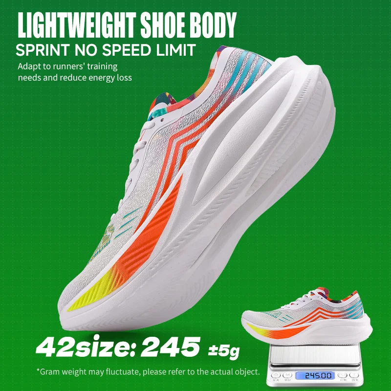 IRUNSVAN Christmas Limited Edition Nylon Carbon Plate Marathon Men's Running Shoes Outdoor Breathable Women's Tennis Shoes