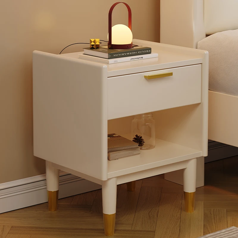 

New Design Furniture Drawer Wooden Bedstand Mdf Bedroom Modern Night Stand Table Nnightstand Bedside Cabinet