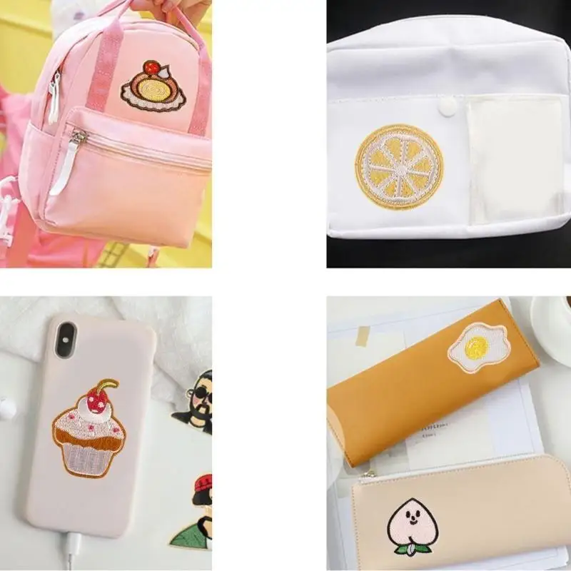 9 PCS FRAWBERNER FER SUR LES PATCHES D'APPLIQUE