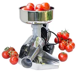 Commercial electric fruit tomato chopping sauce making juicer machine