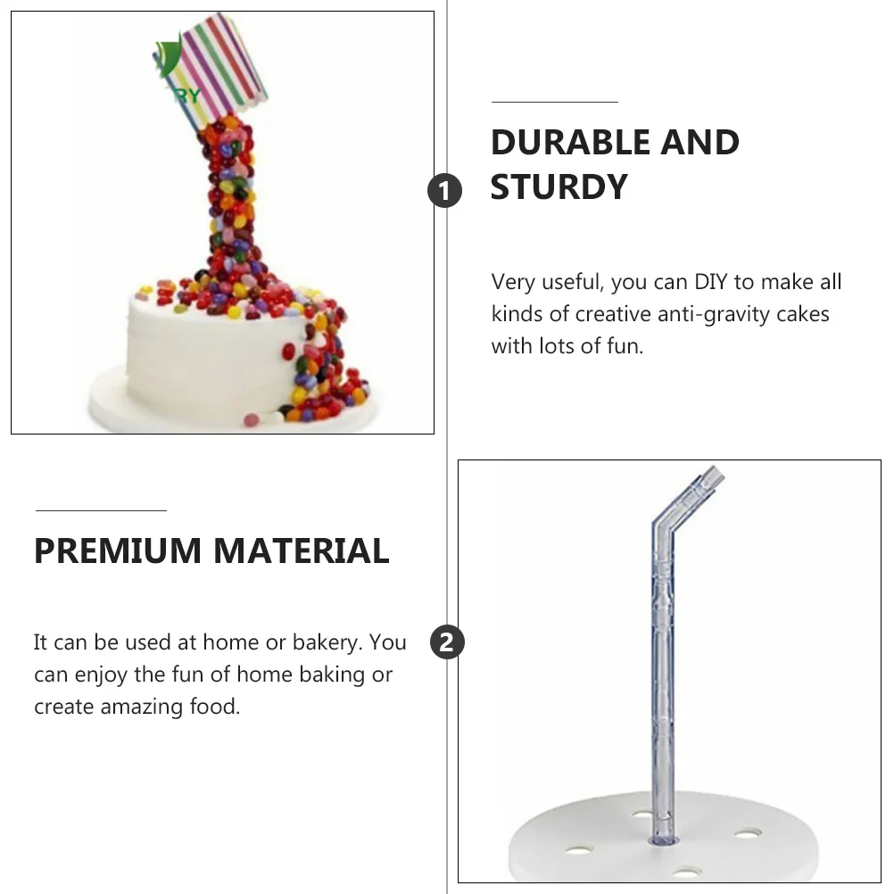 1Set Creative DIY Cake Molding Bracket Premium Material Easy Operate Anti-Gravity Cake Making Tools Baking Enthusiasts Gift