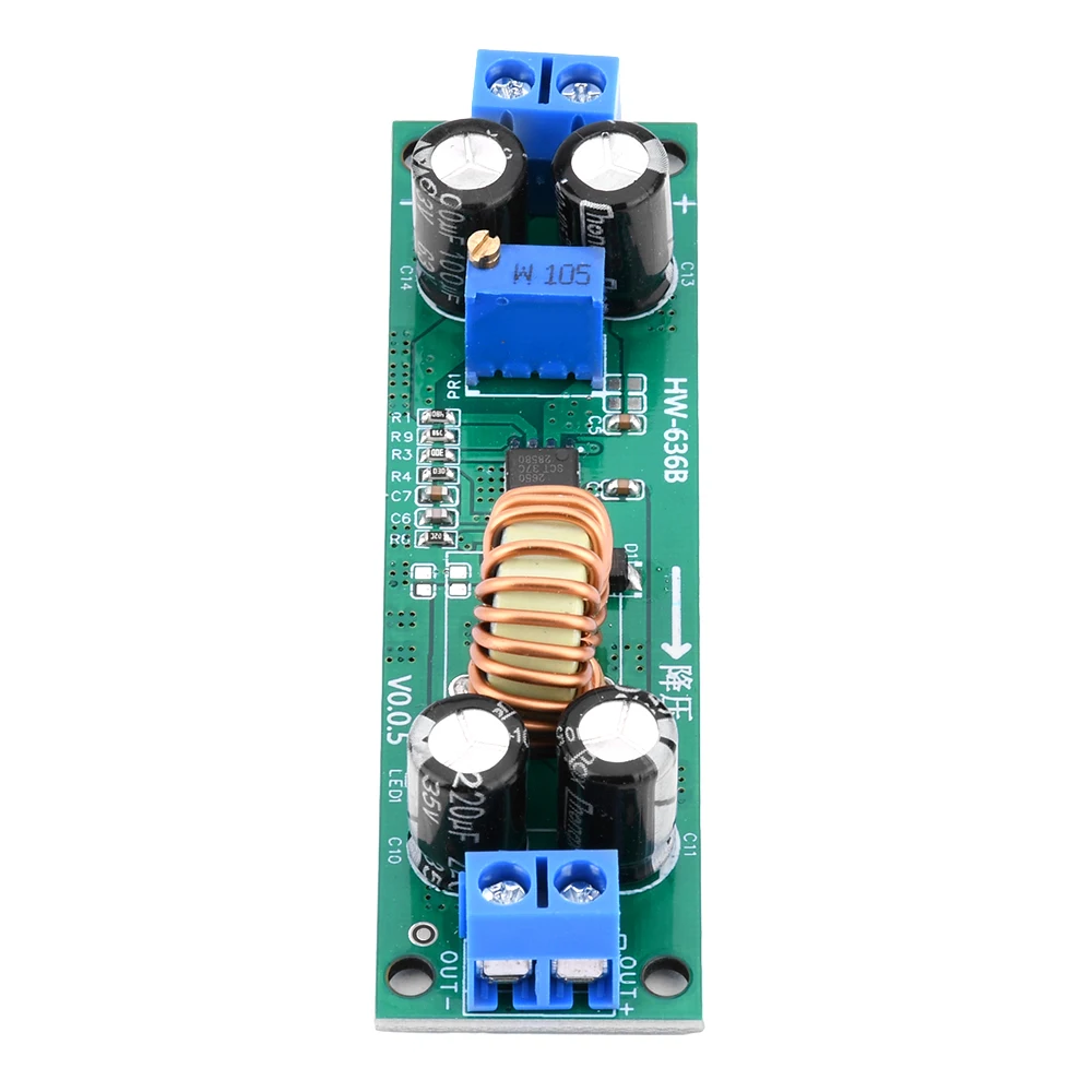 10A DC-DC 60V 48V 36V 6.5V to 30V 12V 3V Car Charger Regulator Step Down Buck Converter Adjustable Power Supply Module