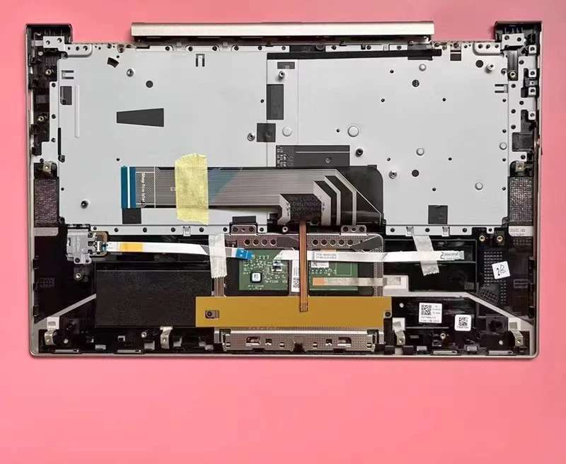 جراب Lenovo YOGA C740 C الجديد، لوحة اللمس للوحة المفاتيح، الذهب الأبيض 5CB0U43990