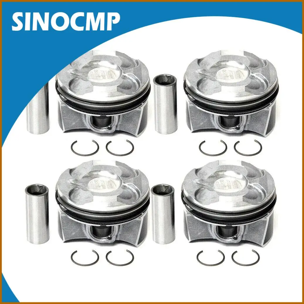 Piston Ring Set 4Pcs 77mm For MINI Cooper Countryman Paceman R60 R56 R55 R58 And BMW 116i 118i With N13B16 N18B16 Engines Turbo