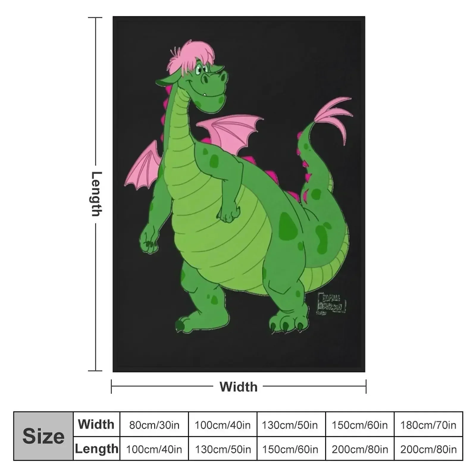 Pete&x27;s Dragon Elliot Essential Throw Blanket Quilt valentine gift ideas blankets ands Flannel Fabric Blankets