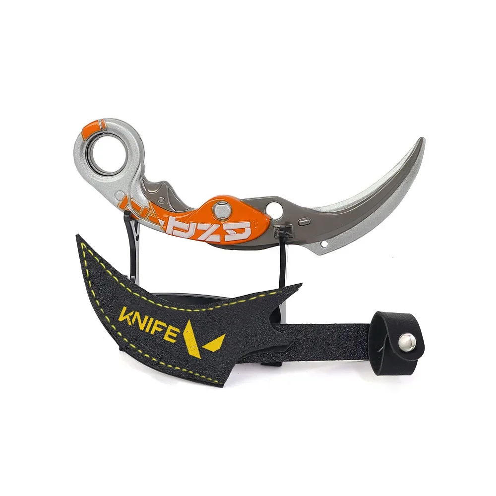 15 cm Nieuwe Valorant Wapen Melee Snelheid Karambit Mes Legering Metalen Model Perifere Vlinder Mes Katana Jongens Gift Speelgoed spel