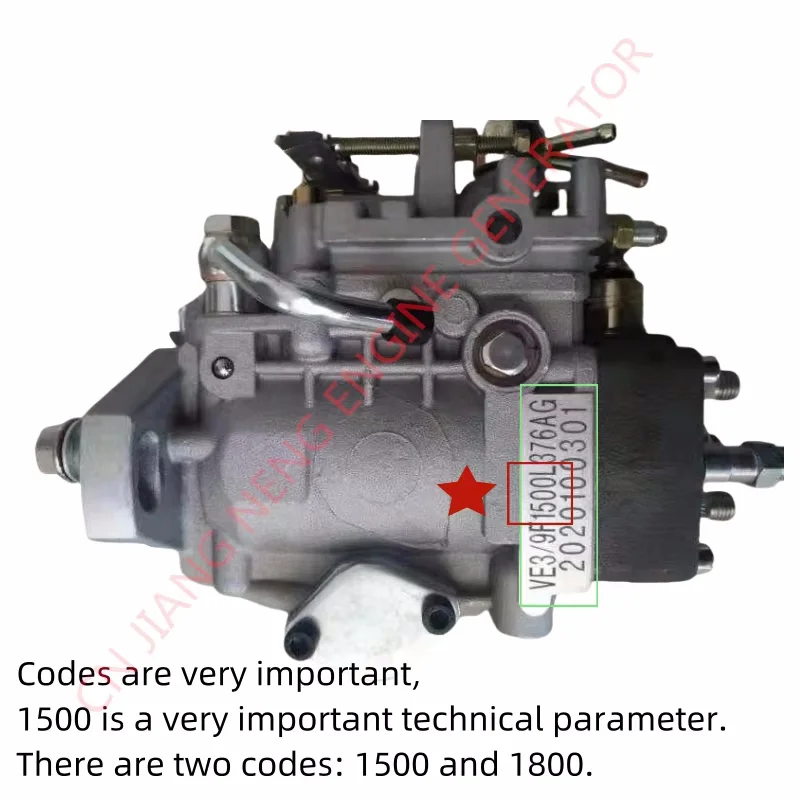 KIPOR KM376 High Pressure Oil Pump for KDE19EA3 KDE16EA3 KDE19STA3 KDE16STA3 Generator Part KM376QC-1111200 Accessory
