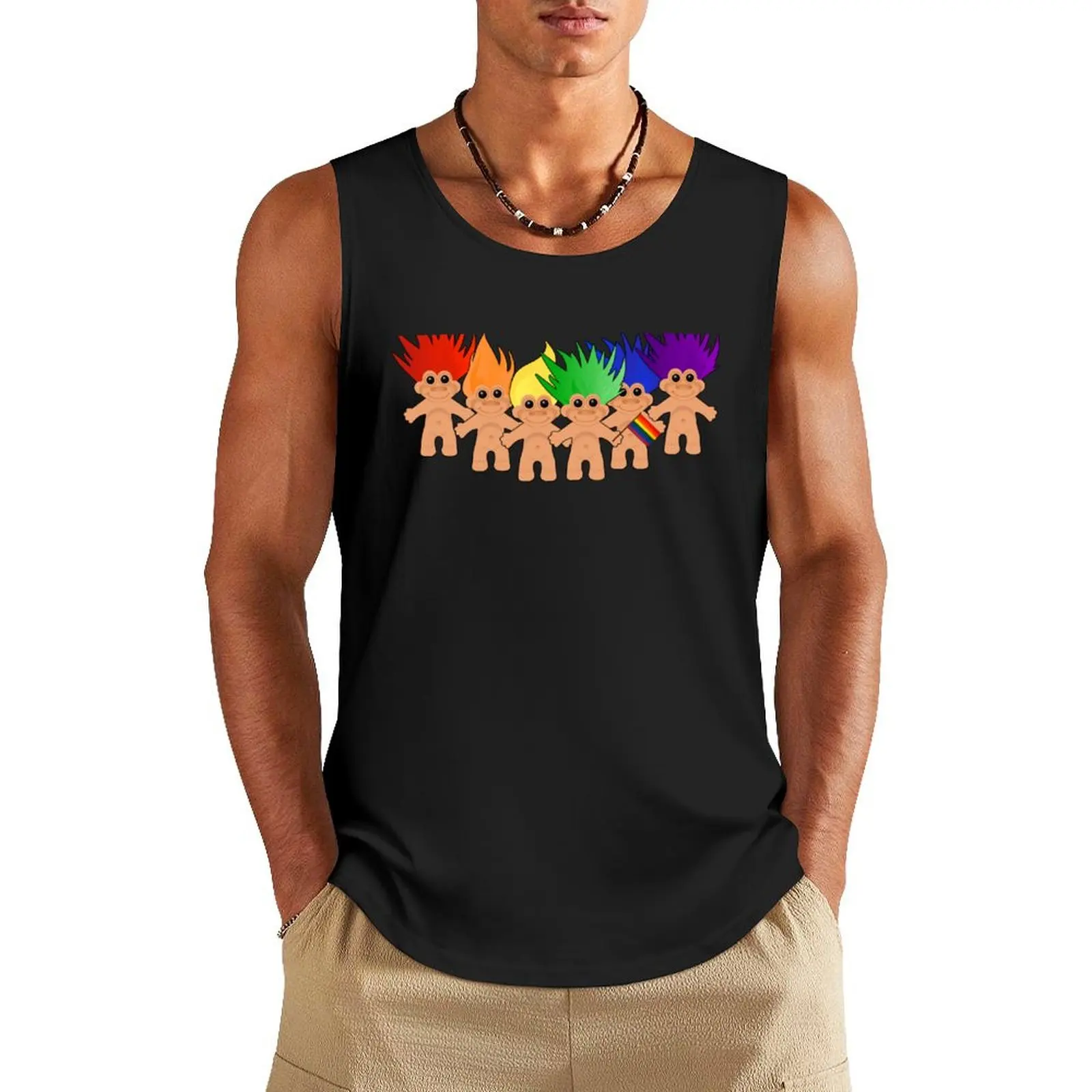 

Trolls for the Trolls! Tank Top Gym t-shirt man gym accessories men
