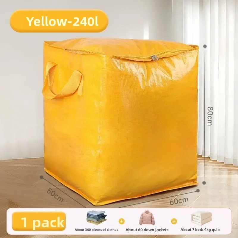 Large Capacity Moving Bag, Waterproof and Moisture-proof Artifact, Thickened Woven Sack, Strong Moving Bag
