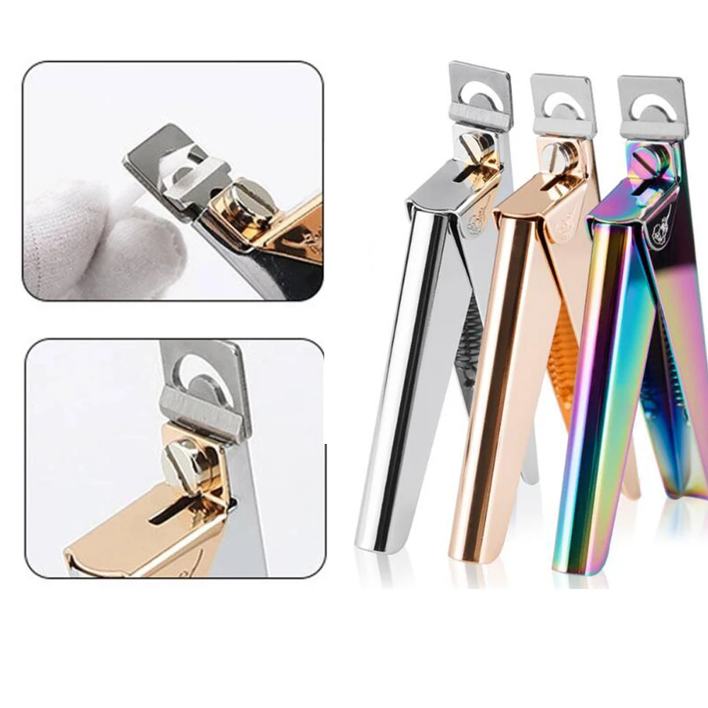 Professional Nail Art Clipper Special type U word False Tips Edge Cutter Acrylic Nail Clipper Tip Manicure Cutter Cut False Nail