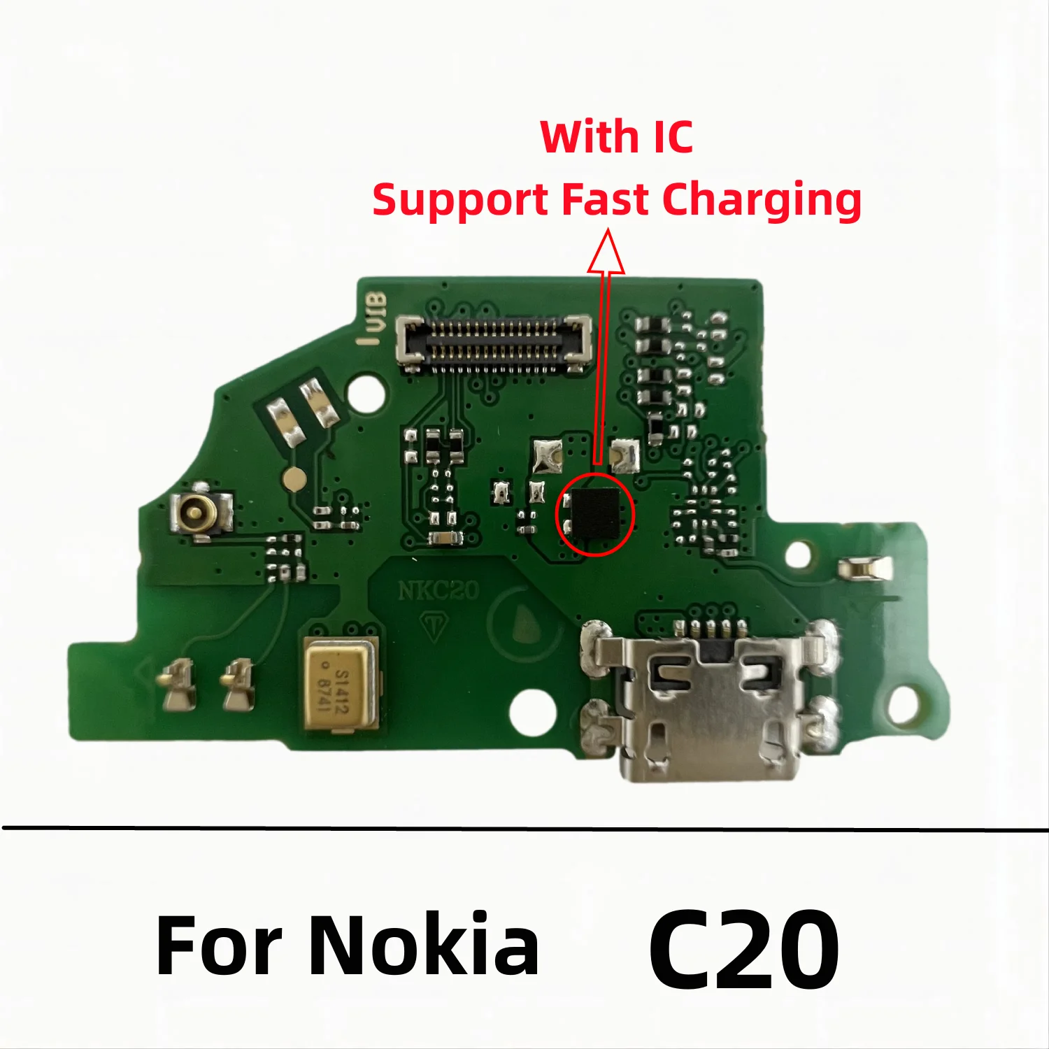 Ładowarka USB Złącze dokujące Płytka Port ładowania Elastyczny kabel Do Nokia G11 G21 G22 G10 G20 G30 G50 G60 C20 C21 Plus C30 X20