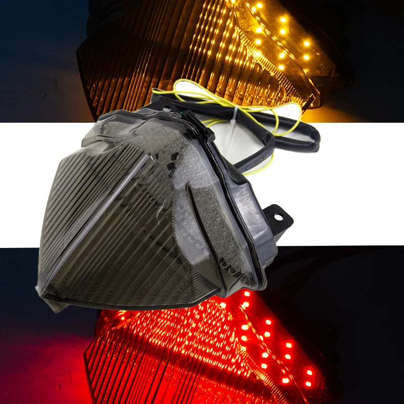 

Модернизированный светодиодный задний фонарь для мотоцикла, задний указатель поворота, задний стоп-сигнал, встроенные лампы для Yamaha YZF R1 2004 2005 2006