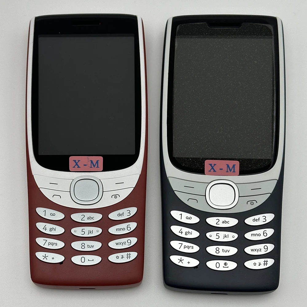 Original 8210 4G Unlocked Mobile Cell Phone Dual SIM 2.8 Inch Bluetooth English Arabic Russian Keyboard Cellphone.No Hebrew menu