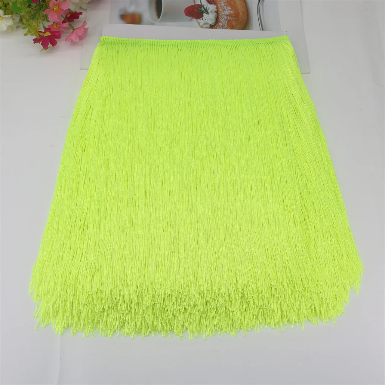 10yard 30CM Long Multicolor Polyester Fringe Trim African Tassel Ribbon Lace Accessory Sew Latin Dress Curtain DIY Accessories