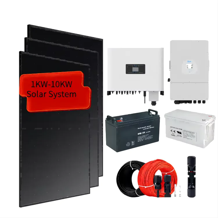 Europe Hot Sale Complete All in One Outdoor Solar Energy System 10kw to 50kw Ground Mounting Generador Solar Panels Kit System
