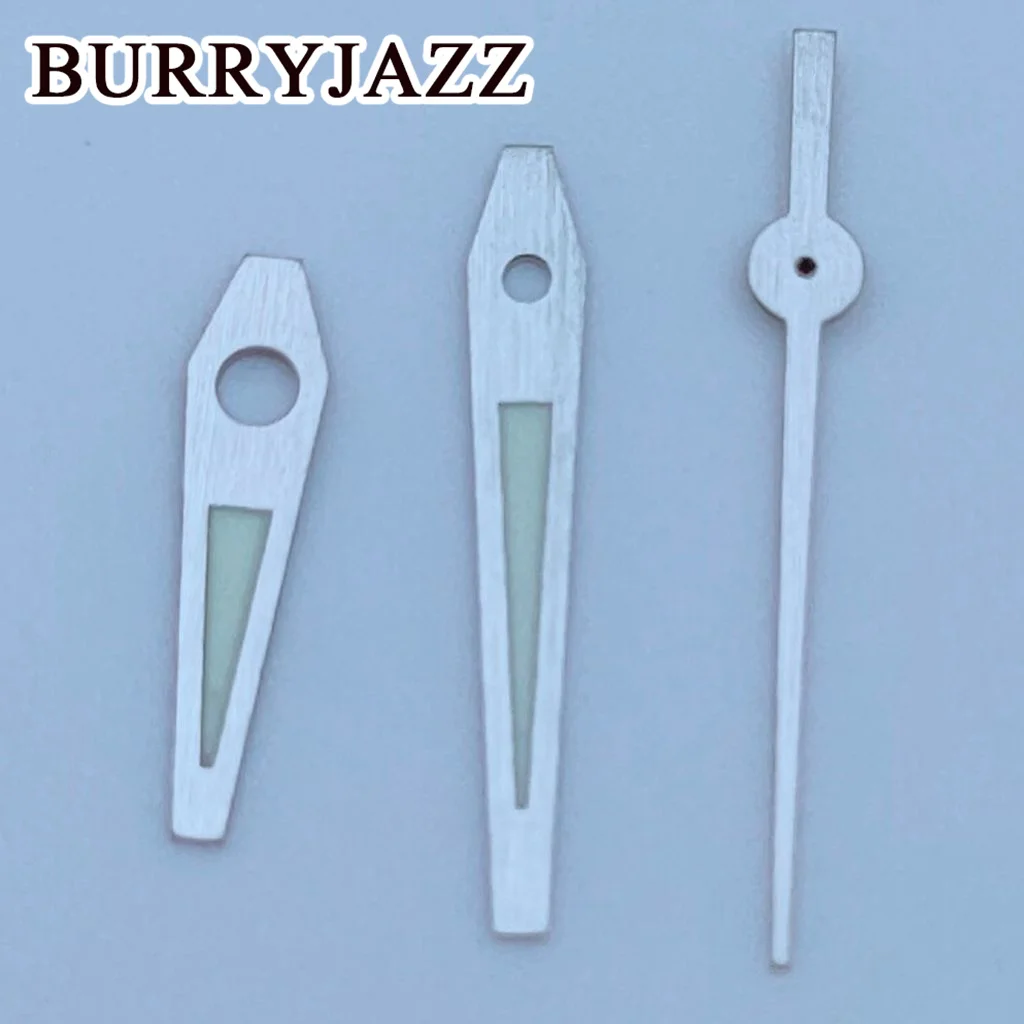 BURRYJAZZ Silver Gold Gun Color Rose Gold Watch Hands Luminous Hands Fit NH35 NH36 7S26 7S36 4R35 4R36 Movements