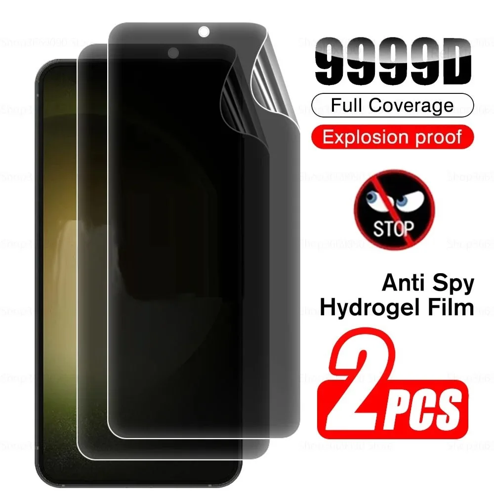 2 قطعة الخصوصية هيدروجيل لجوجل بكسل 6 6a 7 7a 8 8a 6Pro 7Pro 8Pro مكافحة التجسس واقي للشاشة فليم