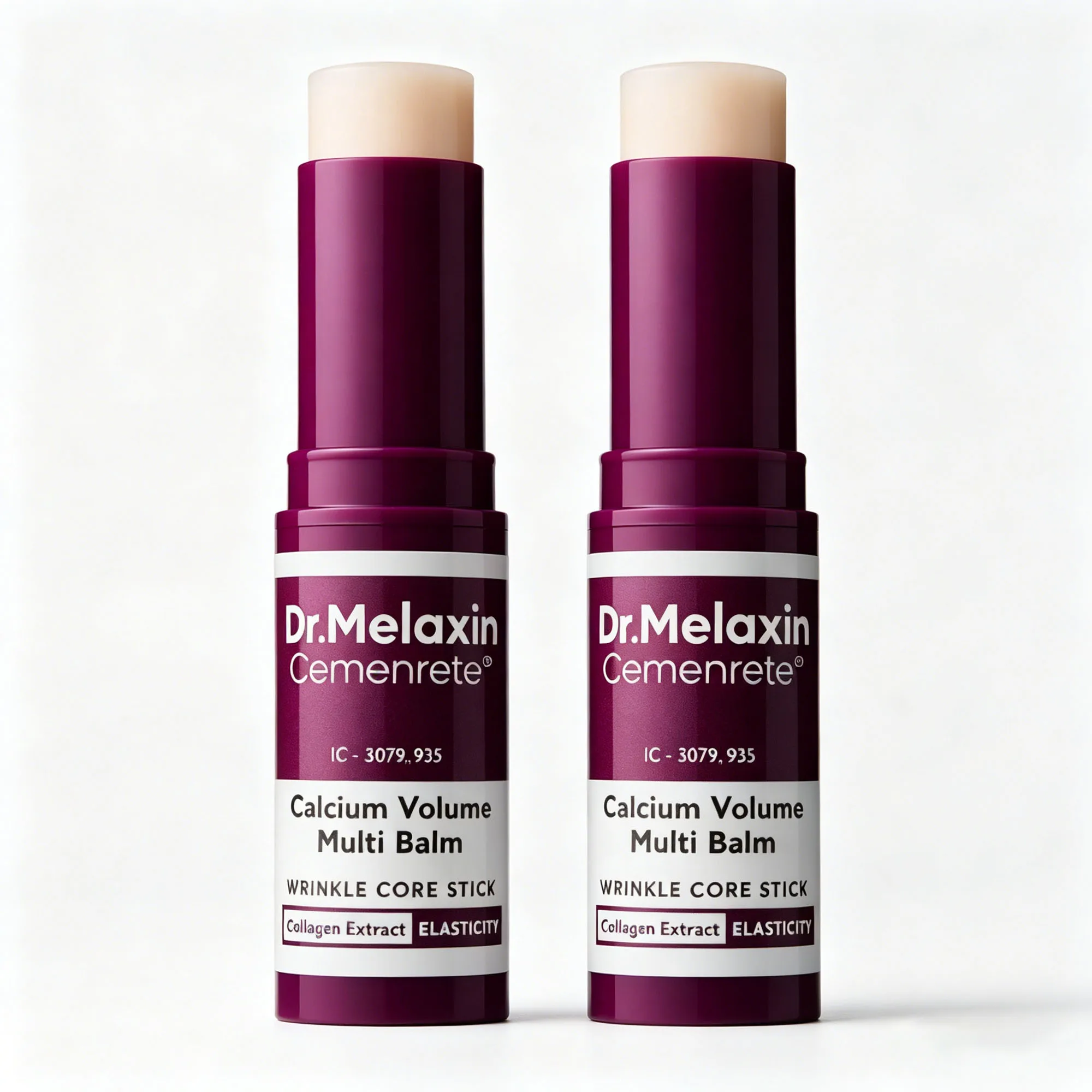 1/2/3/5 Stück Korea Cemenrete Calcium Volume Cemenrete Falten-Kernstick 9g Nährender Straffender Hautpflege-Stick zur Hautbefeuchtung und -weichmachung