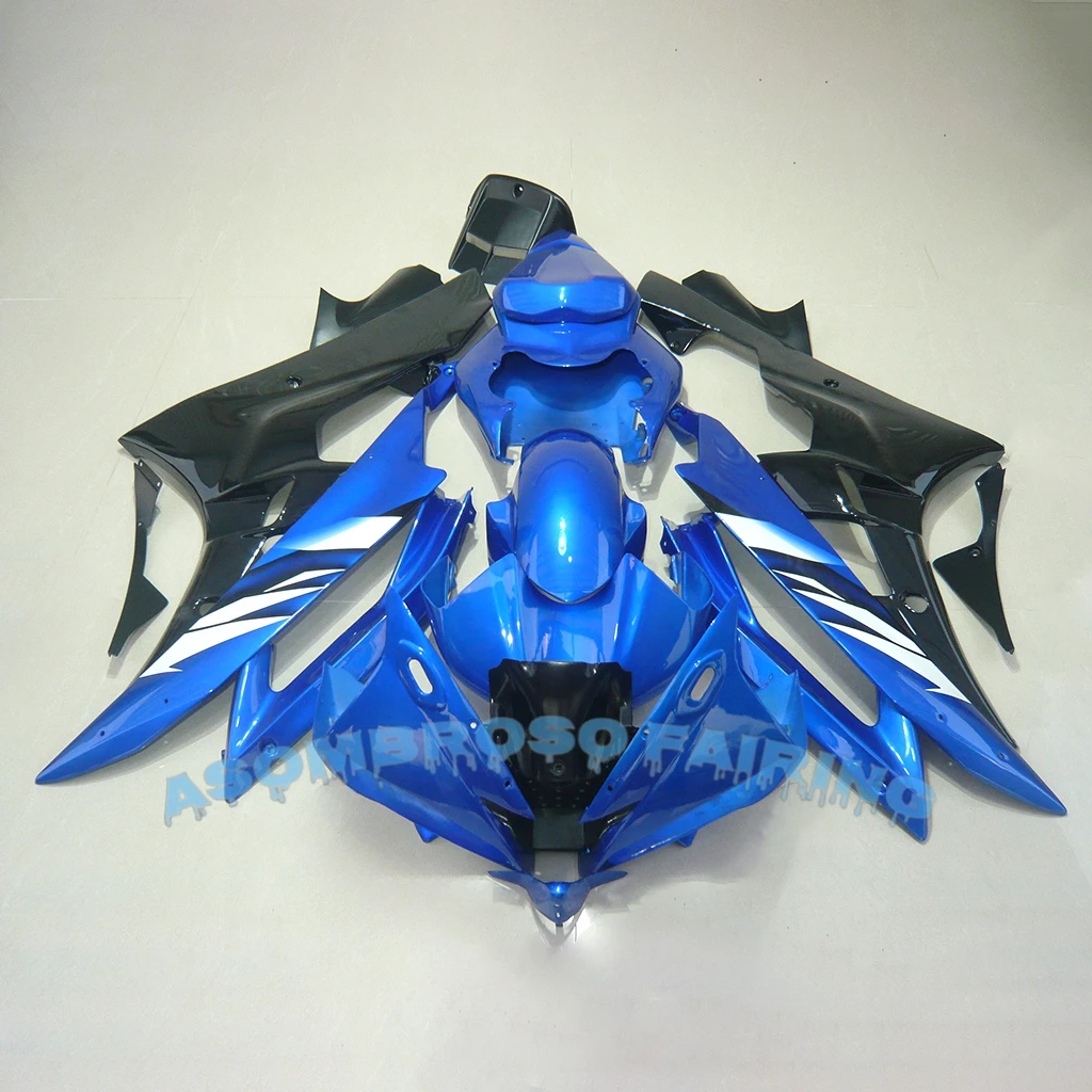 Fit for YAMAHA YZF-R6 06 07 YZFR6 2006 2007 4Gifts 100% Fit Injection Mold New ABS Plastic Fairings Kit Bodywork Set Sky Blue image 6
